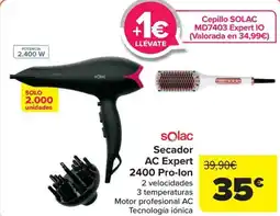 Carrefour SOLAC Secador AC Expert 2400 Pro-lon oferta