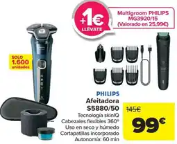 Carrefour PHILIPS Afeitadora S5880/50 oferta
