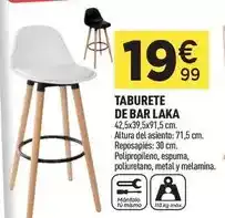 Centrakor Taburete de bar laka oferta