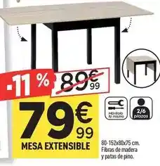Centrakor Mesa extensible oferta
