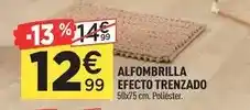 Centrakor Alfombrilla efecto trenzado oferta