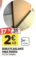 Centrakor Burlete aislante para puerta oferta