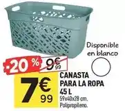 Centrakor Canasta para la ropa 45 l oferta