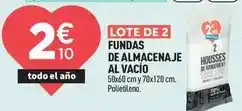 Centrakor Fundas de almacenaje al vacio oferta