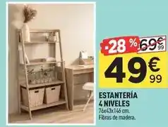 Centrakor Estantería 4 niveles oferta