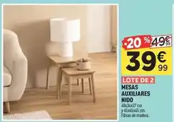 Centrakor Nido - mesas auxiliares oferta
