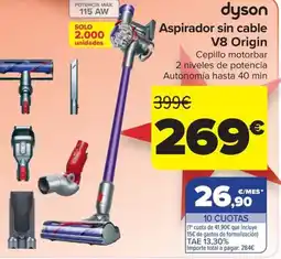 Carrefour DYSON Aspirador sin cable V8 Origin oferta