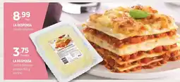 Coviran La despensa - lasana bolonesa bandeja oferta