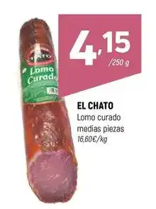 Coviran El chato - lomo curado medias piezas oferta