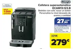 Carrefour DELONGHI Cafetera superautomática ECAM13.123.B oferta