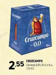 Coviran Cruzcampo - cerveza 0.0% oferta