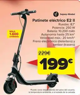 Carrefour Patinete eléctrico E2 II oferta