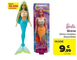 Carrefour BARBIE Sirena oferta