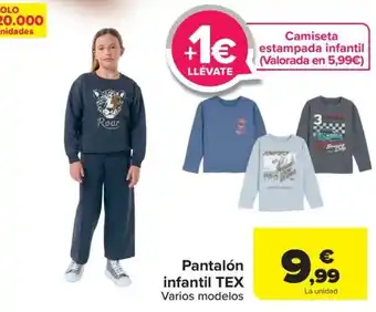 Carrefour TEX Pantalón infantil oferta