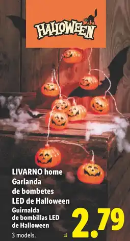 Lidl LIVARNO HOME Garlanda de bombetes LED de Halloween oferta