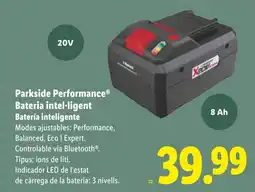 Lidl PARKSIDE Bateria intel·ligent Batería inteligente oferta