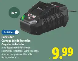 Lidl PARKSIDE Carregador de bateries Cargador de baterías oferta