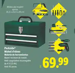 Lidl PARKSIDE Maletí d'eines Maletín de herramientas oferta