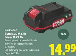 Lidl PARKSIDE Bateria 20 V 2 Ah oferta