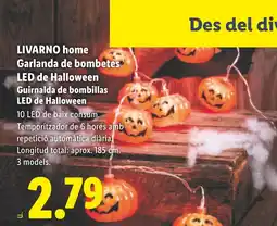 Lidl LIVARNO HOME Garlanda de bombetes LED de Halloween Guirnalda de bombillas LED de Halloween oferta