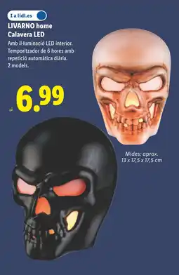 Lidl LIVARNO HOME Calavera LED oferta