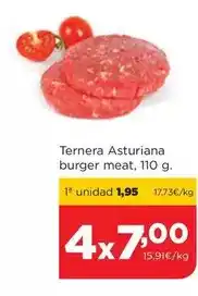 Alimerka Asturiana - ternera burger meat oferta