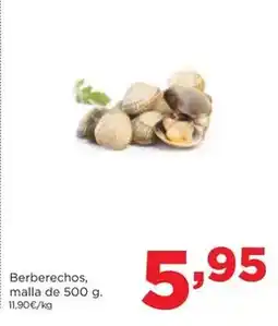 Alimerka Berberechos, malla de oferta