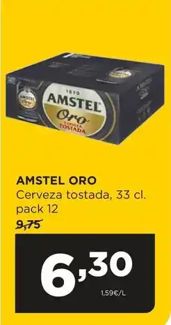 Alimerka Amstel - cerveza tostada oferta