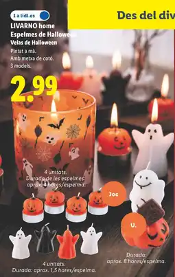 Lidl LIVARNO HOME Espelmes de Halloween oferta