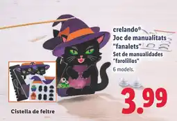 Lidl CRELANDO Joc de manualitats "fanalets" 8 Set de manualidades "farolillos" oferta