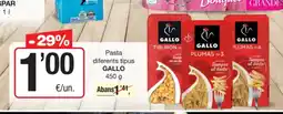 SPAR Fragadis GALLO Pasta diferents tipus oferta
