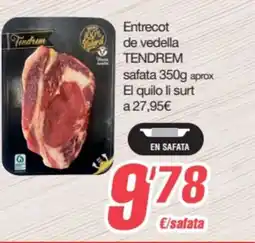 SPAR Fragadis TENDREM Entrecot de vedella oferta