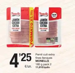 SPAR Fragadis MONELLS Pernil cuit extra fines llenques oferta