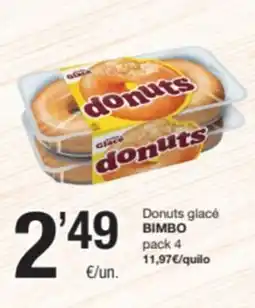 SPAR Fragadis BIMBO Donuts glacé oferta