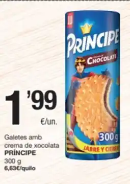 SPAR Fragadis PRÍNCIPE Galetes amb crema de xocolata oferta