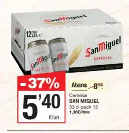 SPAR Fragadis SAN MIGUEL Cervesa oferta