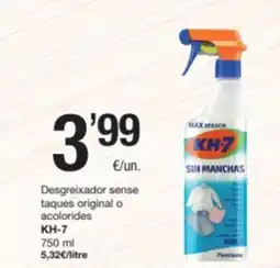 SPAR Fragadis KH7 Desgreixador sense taques original o acolorides oferta