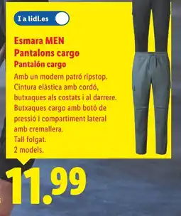 Lidl ESMARA MEN Pantalons cargo oferta
