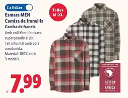 Lidl ESMARA MEN Camisa de franel·la oferta