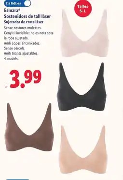 Lidl ESMARA Sostenidors de tall làser oferta