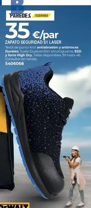 Zapato seguridad s1 laser