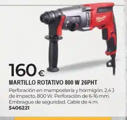 BigMat Martillo rotativo 800 w 26pht oferta