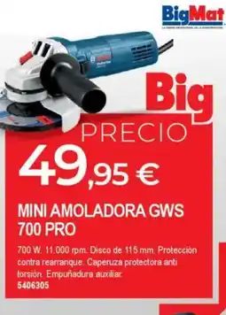 BigMat Mini amoladora gws 700 pro oferta