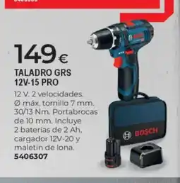 BigMat Taladro grs 12v-15 pro oferta