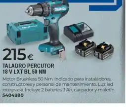 BigMat Taladro percutor 18 v lxt bl 50 nm oferta