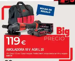 BigMat Amoladora 18 v agr l 20 oferta