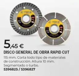 BigMat Disco general de obra rapid cut oferta
