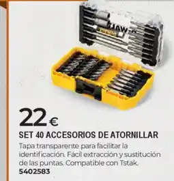 BigMat Set 40 accesorios de atornillar oferta