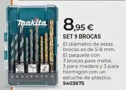 BigMat Set 9 brocas oferta