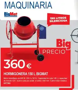 BigMat BIGMAT Hormigonera oferta